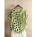 <b>Notice</b>: Undefined variable: alt_image in <b>/www/wwwroot/www.easyclothmall.com/vqmod/vqcache/vq2-catalog_view_theme_fastor_template_product_product.tpl</b> on line <b>162</b>Cartoon Print O-neck Short Sleeve Button T-shirts For Women