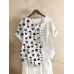 <b>Notice</b>: Undefined variable: alt_image in <b>/www/wwwroot/www.easyclothmall.com/vqmod/vqcache/vq2-catalog_view_theme_fastor_template_product_product.tpl</b> on line <b>155</b>Cartoon Print O-neck Short Sleeve Button T-shirts For Women