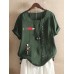 <b>Notice</b>: Undefined variable: alt_image in <b>/www/wwwroot/www.easyclothmall.com/vqmod/vqcache/vq2-catalog_view_theme_fastor_template_product_product.tpl</b> on line <b>162</b>Casual Women Print Cartoon Fish O-neck Button T-Shirts
