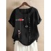 <b>Notice</b>: Undefined variable: alt_image in <b>/www/wwwroot/www.easyclothmall.com/vqmod/vqcache/vq2-catalog_view_theme_fastor_template_product_product.tpl</b> on line <b>162</b>Casual Women Print Cartoon Fish O-neck Button T-Shirts