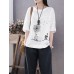<b>Notice</b>: Undefined variable: alt_image in <b>/www/wwwroot/www.easyclothmall.com/vqmod/vqcache/vq2-catalog_view_theme_fastor_template_product_product.tpl</b> on line <b>162</b>Cotton Flower Printed Round Neck Artsy Thin T-Shirt for Women