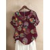 <b>Notice</b>: Undefined variable: alt_image in <b>/www/wwwroot/www.easyclothmall.com/vqmod/vqcache/vq2-catalog_view_theme_fastor_template_product_product.tpl</b> on line <b>155</b>Floral Print O-neck Short Sleeved Summer T-shirts For Women