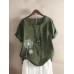 <b>Notice</b>: Undefined variable: alt_image in <b>/www/wwwroot/www.easyclothmall.com/vqmod/vqcache/vq2-catalog_view_theme_fastor_template_product_product.tpl</b> on line <b>155</b>M-5XL Vintage Short Sleeve O-neck Floral Print Button T-Shirts