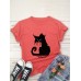 <b>Notice</b>: Undefined variable: alt_image in <b>/www/wwwroot/www.easyclothmall.com/vqmod/vqcache/vq2-catalog_view_theme_fastor_template_product_product.tpl</b> on line <b>162</b>Women Cartoon Cat Letter Printed O-Neck Casual Short Sleeve T-Shirts