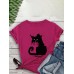 <b>Notice</b>: Undefined variable: alt_image in <b>/www/wwwroot/www.easyclothmall.com/vqmod/vqcache/vq2-catalog_view_theme_fastor_template_product_product.tpl</b> on line <b>162</b>Women Cartoon Cat Letter Printed O-Neck Casual Short Sleeve T-Shirts