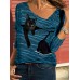 <b>Notice</b>: Undefined variable: alt_image in <b>/www/wwwroot/www.easyclothmall.com/vqmod/vqcache/vq2-catalog_view_theme_fastor_template_product_product.tpl</b> on line <b>162</b>Women Cartoon Cat Striped V-Neck Casual Long Sleeve T-Shirt