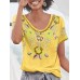 <b>Notice</b>: Undefined variable: alt_image in <b>/www/wwwroot/www.easyclothmall.com/vqmod/vqcache/vq2-catalog_view_theme_fastor_template_product_product.tpl</b> on line <b>155</b>Women Ethnic Print Scoop Neck Short Sleeve Bohemian T-Shirts