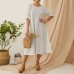 <b>Notice</b>: Undefined variable: alt_image in <b>/www/wwwroot/www.easyclothmall.com/vqmod/vqcache/vq2-catalog_view_theme_fastor_template_product_product.tpl</b> on line <b>162</b>Plaid Patchwork Embroidery O-neck Long Sleeve Button Casual Midi Dress
