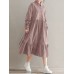 <b>Notice</b>: Undefined variable: alt_image in <b>/www/wwwroot/www.easyclothmall.com/vqmod/vqcache/vq2-catalog_view_theme_fastor_template_product_product.tpl</b> on line <b>162</b>Women Corduroy CasualLace-up Ruffles Hem Loose Full Sleeve Mid-Calf Length Midi Dress