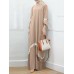 <b>Notice</b>: Undefined variable: alt_image in <b>/www/wwwroot/www.easyclothmall.com/vqmod/vqcache/vq2-catalog_view_theme_fastor_template_product_product.tpl</b> on line <b>162</b>Women Lace Kaftan Tunic Solid Color Ankle Length Casual Midi Dresses