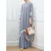 <b>Notice</b>: Undefined variable: alt_image in <b>/www/wwwroot/www.easyclothmall.com/vqmod/vqcache/vq2-catalog_view_theme_fastor_template_product_product.tpl</b> on line <b>162</b>Women Lace Kaftan Tunic Solid Color Ankle Length Casual Midi Dresses