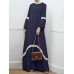 <b>Notice</b>: Undefined variable: alt_image in <b>/www/wwwroot/www.easyclothmall.com/vqmod/vqcache/vq2-catalog_view_theme_fastor_template_product_product.tpl</b> on line <b>162</b>Women Lace Kaftan Tunic Solid Color Ankle Length Casual Midi Dresses