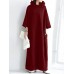 <b>Notice</b>: Undefined variable: alt_image in <b>/www/wwwroot/www.easyclothmall.com/vqmod/vqcache/vq2-catalog_view_theme_fastor_template_product_product.tpl</b> on line <b>162</b>Women Loose Sweatshirt Maxi Length Side Pockets Hooded Midi Dresses