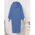 <b>Notice</b>: Undefined variable: alt_image in <b>/www/wwwroot/www.easyclothmall.com/vqmod/vqcache/vq2-catalog_view_theme_fastor_template_product_product.tpl</b> on line <b>162</b>Women Puff Sleeve Solid Color Split Side Pockets Hooded Maxi Length Loose Drawstring Midi Dresses
