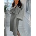 <b>Notice</b>: Undefined variable: alt_image in <b>/www/wwwroot/www.easyclothmall.com/vqmod/vqcache/vq2-catalog_view_theme_fastor_template_product_product.tpl</b> on line <b>155</b>Women Puff Sleeve Solid Color Split Side Pockets Hooded Maxi Length Loose Drawstring Midi Dresses