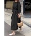 <b>Notice</b>: Undefined variable: alt_image in <b>/www/wwwroot/www.easyclothmall.com/vqmod/vqcache/vq2-catalog_view_theme_fastor_template_product_product.tpl</b> on line <b>162</b>Women Solid Side Fork Elastic Waist Lace-up Ankle Length Midi Dresses