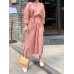 <b>Notice</b>: Undefined variable: alt_image in <b>/www/wwwroot/www.easyclothmall.com/vqmod/vqcache/vq2-catalog_view_theme_fastor_template_product_product.tpl</b> on line <b>162</b>Women Solid Side Fork Elastic Waist Lace-up Ankle Length Midi Dresses