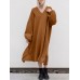 <b>Notice</b>: Undefined variable: alt_image in <b>/www/wwwroot/www.easyclothmall.com/vqmod/vqcache/vq2-catalog_view_theme_fastor_template_product_product.tpl</b> on line <b>162</b>Women Sweatshirt Calf Length Side Fork Loose Solid Midi Dresses
