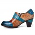 <b>Notice</b>: Undefined variable: alt_image in <b>/www/wwwroot/www.easyclothmall.com/vqmod/vqcache/vq2-catalog_view_theme_fastor_template_product_product.tpl</b> on line <b>162</b>Retro Fancy Embossed Pattern Genuine Leather Splicing Stylish Casual Pumps