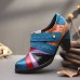 <b>Notice</b>: Undefined variable: alt_image in <b>/www/wwwroot/www.easyclothmall.com/vqmod/vqcache/vq2-catalog_view_theme_fastor_template_product_product.tpl</b> on line <b>162</b>Retro Fancy Embossed Pattern Genuine Leather Splicing Stylish Casual Pumps