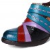 <b>Notice</b>: Undefined variable: alt_image in <b>/www/wwwroot/www.easyclothmall.com/vqmod/vqcache/vq2-catalog_view_theme_fastor_template_product_product.tpl</b> on line <b>162</b>Retro Fancy Embossed Pattern Genuine Leather Splicing Stylish Casual Pumps