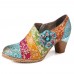 <b>Notice</b>: Undefined variable: alt_image in <b>/www/wwwroot/www.easyclothmall.com/vqmod/vqcache/vq2-catalog_view_theme_fastor_template_product_product.tpl</b> on line <b>162</b>Retro Floral Leather Splicing Zipper Chunky Heel Pumps Dress Shoes