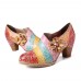 <b>Notice</b>: Undefined variable: alt_image in <b>/www/wwwroot/www.easyclothmall.com/vqmod/vqcache/vq2-catalog_view_theme_fastor_template_product_product.tpl</b> on line <b>162</b>Retro Floral Leather Splicing Zipper Chunky Heel Pumps Dress Shoes