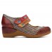 <b>Notice</b>: Undefined variable: alt_image in <b>/www/wwwroot/www.easyclothmall.com/vqmod/vqcache/vq2-catalog_view_theme_fastor_template_product_product.tpl</b> on line <b>162</b>Retro Flowers Pattern Genuine Leather Splicing Striped Pattern Hook Loop Pumps