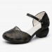 <b>Notice</b>: Undefined variable: alt_image in <b>/www/wwwroot/www.easyclothmall.com/vqmod/vqcache/vq2-catalog_view_theme_fastor_template_product_product.tpl</b> on line <b>162</b>Retro Leather Embossed Floral Buckle Ankle Strap Block Heel D'orsay Pumps