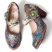 <b>Notice</b>: Undefined variable: alt_image in <b>/www/wwwroot/www.easyclothmall.com/vqmod/vqcache/vq2-catalog_view_theme_fastor_template_product_product.tpl</b> on line <b>162</b>Retro Leather Floral Splicing Snakeskin Round Toe Chunky Heel Pumps