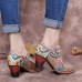 <b>Notice</b>: Undefined variable: alt_image in <b>/www/wwwroot/www.easyclothmall.com/vqmod/vqcache/vq2-catalog_view_theme_fastor_template_product_product.tpl</b> on line <b>162</b>Retro Leather Floral Splicing Snakeskin Round Toe Chunky Heel Pumps