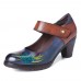 <b>Notice</b>: Undefined variable: alt_image in <b>/www/wwwroot/www.easyclothmall.com/vqmod/vqcache/vq2-catalog_view_theme_fastor_template_product_product.tpl</b> on line <b>155</b>Retro Painting Style Flower Decorated Delicate Buckle Genuine Leather Pumps
