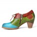 <b>Notice</b>: Undefined variable: alt_image in <b>/www/wwwroot/www.easyclothmall.com/vqmod/vqcache/vq2-catalog_view_theme_fastor_template_product_product.tpl</b> on line <b>162</b>Retro Splicing Embossed Leaves Genuine Leather Zipper Pumps