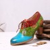 <b>Notice</b>: Undefined variable: alt_image in <b>/www/wwwroot/www.easyclothmall.com/vqmod/vqcache/vq2-catalog_view_theme_fastor_template_product_product.tpl</b> on line <b>162</b>Retro Splicing Embossed Leaves Genuine Leather Zipper Pumps