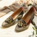 <b>Notice</b>: Undefined variable: alt_image in <b>/www/wwwroot/www.easyclothmall.com/vqmod/vqcache/vq2-catalog_view_theme_fastor_template_product_product.tpl</b> on line <b>162</b>Retro Splicing Floral Leather Slip On Block Heel Pumps Dress Shoes