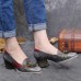 <b>Notice</b>: Undefined variable: alt_image in <b>/www/wwwroot/www.easyclothmall.com/vqmod/vqcache/vq2-catalog_view_theme_fastor_template_product_product.tpl</b> on line <b>162</b>Retro Splicing Floral Leather Slip On Block Heel Pumps Dress Shoes