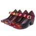 <b>Notice</b>: Undefined variable: alt_image in <b>/www/wwwroot/www.easyclothmall.com/vqmod/vqcache/vq2-catalog_view_theme_fastor_template_product_product.tpl</b> on line <b>162</b>Retro Splicing Metal Buckle Strap Genuine Leather Easy To Match Comfy Pumps