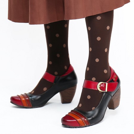 <b>Notice</b>: Undefined variable: alt_image in <b>/www/wwwroot/www.easyclothmall.com/vqmod/vqcache/vq2-catalog_view_theme_fastor_template_product_product.tpl</b> on line <b>133</b>Retro Splicing Metal Buckle Strap Genuine Leather Easy To Match Comfy Pumps