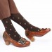 <b>Notice</b>: Undefined variable: alt_image in <b>/www/wwwroot/www.easyclothmall.com/vqmod/vqcache/vq2-catalog_view_theme_fastor_template_product_product.tpl</b> on line <b>162</b>Retro Three Colors Cute Florals Shallow Mouth Round Leather Slip On Casual Pumps