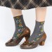 <b>Notice</b>: Undefined variable: alt_image in <b>/www/wwwroot/www.easyclothmall.com/vqmod/vqcache/vq2-catalog_view_theme_fastor_template_product_product.tpl</b> on line <b>162</b>Retro Three Colors Cute Florals Shallow Mouth Round Leather Slip On Casual Pumps