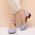 <b>Notice</b>: Undefined variable: alt_image in <b>/www/wwwroot/www.easyclothmall.com/vqmod/vqcache/vq2-catalog_view_theme_fastor_template_product_product.tpl</b> on line <b>162</b>Women Polka Dot Round Toe Ankle Strap Block Heel Casual Comfy Heels Pumps