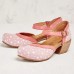<b>Notice</b>: Undefined variable: alt_image in <b>/www/wwwroot/www.easyclothmall.com/vqmod/vqcache/vq2-catalog_view_theme_fastor_template_product_product.tpl</b> on line <b>162</b>Women Polka Dot Round Toe Ankle Strap Block Heel Casual Comfy Heels Pumps