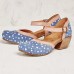 <b>Notice</b>: Undefined variable: alt_image in <b>/www/wwwroot/www.easyclothmall.com/vqmod/vqcache/vq2-catalog_view_theme_fastor_template_product_product.tpl</b> on line <b>162</b>Women Polka Dot Round Toe Ankle Strap Block Heel Casual Comfy Heels Pumps