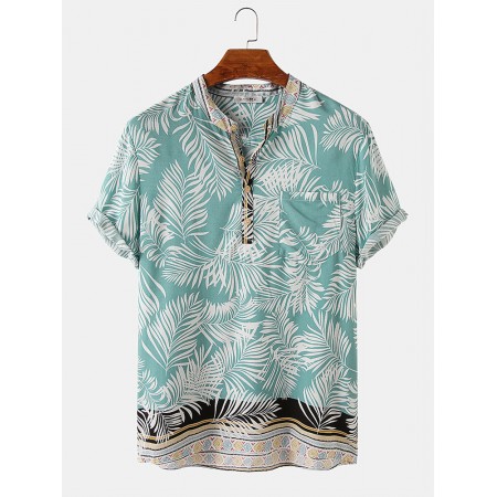 <b>Notice</b>: Undefined variable: alt_image in <b>/www/wwwroot/www.easyclothmall.com/vqmod/vqcache/vq2-catalog_view_theme_fastor_template_product_product.tpl</b> on line <b>133</b>Banggood Design Men Rayon Tropical Leaf Ethnic Border Print Breathable Henley Shirts