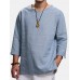 <b>Notice</b>: Undefined variable: alt_image in <b>/www/wwwroot/www.easyclothmall.com/vqmod/vqcache/vq2-catalog_view_theme_fastor_template_product_product.tpl</b> on line <b>155</b>Ethnic Casual Men's Long-sleeved V-neck Solid Color Large Size Loose T-Shirts