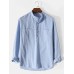 <b>Notice</b>: Undefined variable: alt_image in <b>/www/wwwroot/www.easyclothmall.com/vqmod/vqcache/vq2-catalog_view_theme_fastor_template_product_product.tpl</b> on line <b>162</b>Mens 100% Cotton Double Pocket Solid Color Long Sleeve Henley Shirts