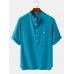 <b>Notice</b>: Undefined variable: alt_image in <b>/www/wwwroot/www.easyclothmall.com/vqmod/vqcache/vq2-catalog_view_theme_fastor_template_product_product.tpl</b> on line <b>162</b>Mens 100% Cotton Solid Short Sleeve Henley Shirts