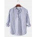 <b>Notice</b>: Undefined variable: alt_image in <b>/www/wwwroot/www.easyclothmall.com/vqmod/vqcache/vq2-catalog_view_theme_fastor_template_product_product.tpl</b> on line <b>155</b>Mens Basic Striped Cotton High Low Hem Stand Collar Casual Long Sleeve Henley Shirts