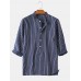 <b>Notice</b>: Undefined variable: alt_image in <b>/www/wwwroot/www.easyclothmall.com/vqmod/vqcache/vq2-catalog_view_theme_fastor_template_product_product.tpl</b> on line <b>162</b>Mens Casual Vertical Stripe Stand Collar Breathable Henley Shirts