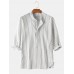 <b>Notice</b>: Undefined variable: alt_image in <b>/www/wwwroot/www.easyclothmall.com/vqmod/vqcache/vq2-catalog_view_theme_fastor_template_product_product.tpl</b> on line <b>155</b>Mens Casual Vertical Stripe Stand Collar Breathable Henley Shirts